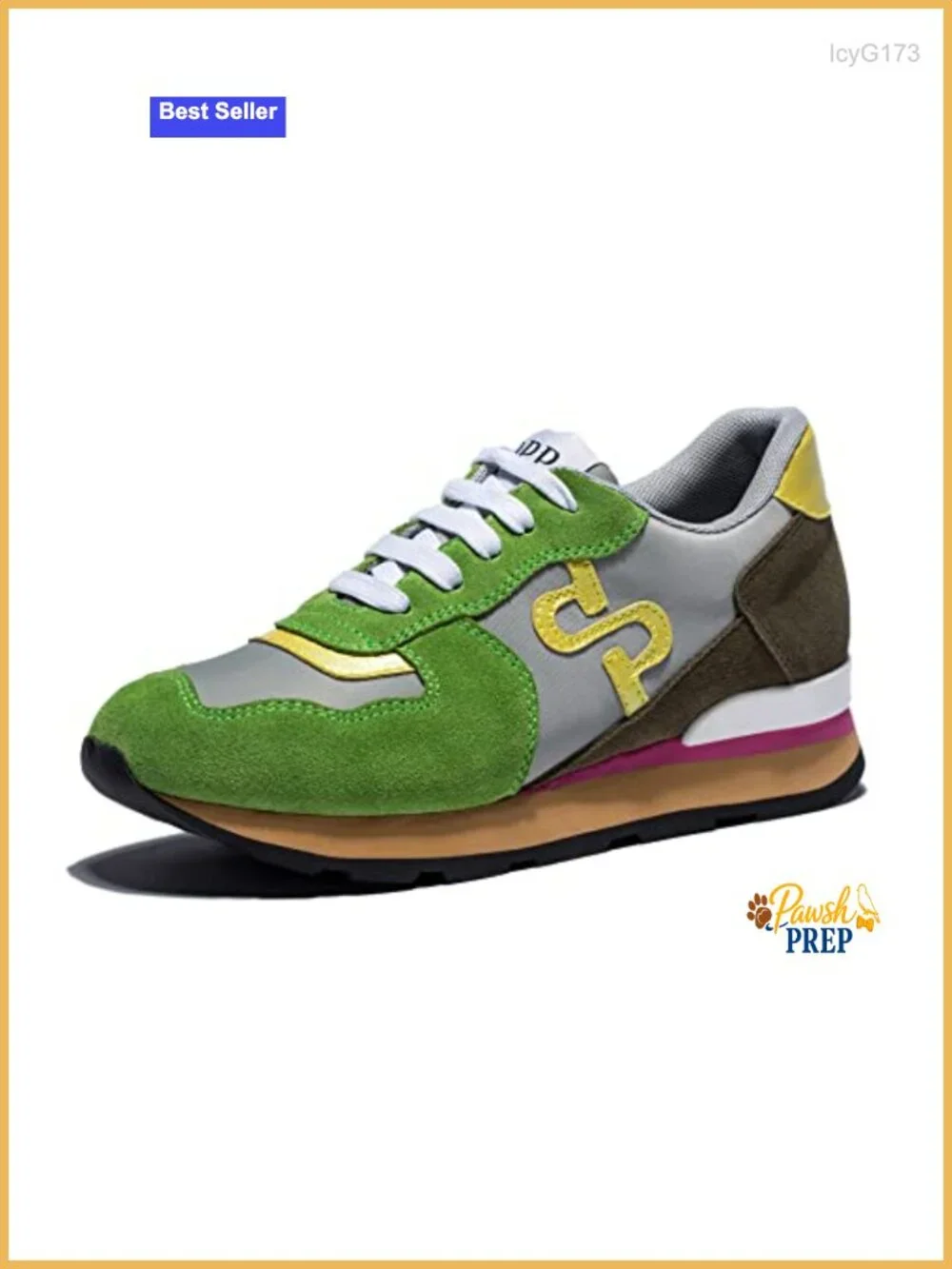 Suede Leather Women's Fashion Sneakers Lace-Up Casual Athletic Shoes Non-Slip